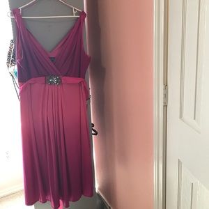 Scarlett Nite Graded Pink Sleeved Party Dress