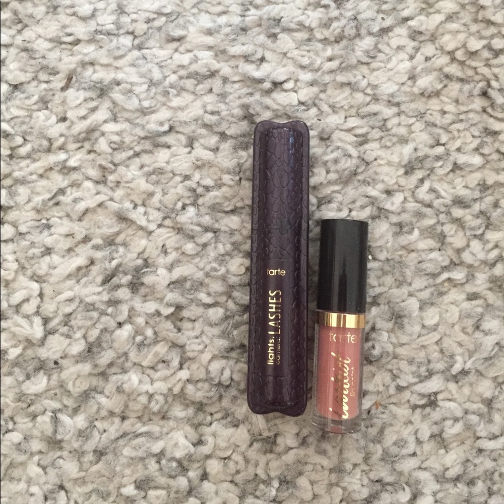 Tarte lipstick and mascara