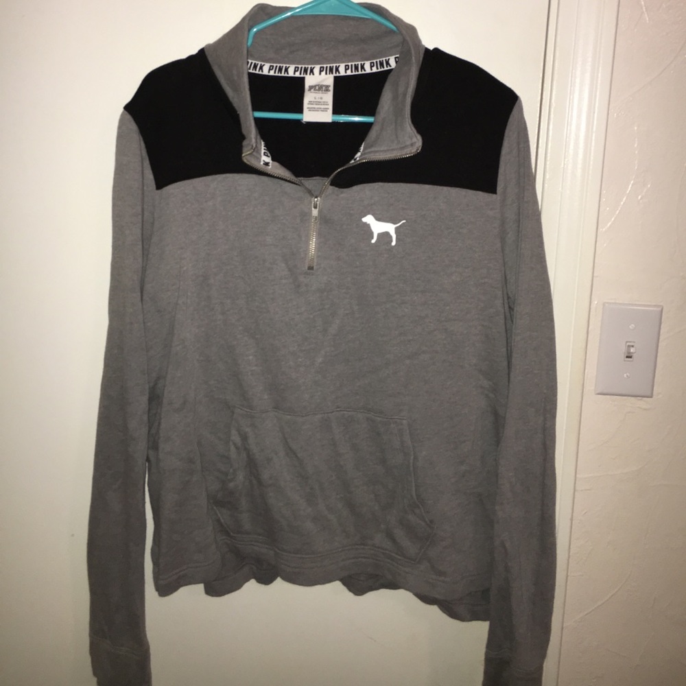 Like new VS Pink quarterzip!