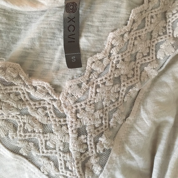 XCVI pink ombré tie dyed v-neck tunic embroidered - Picture 7 of 8