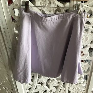 American Apparel purple jean skirt