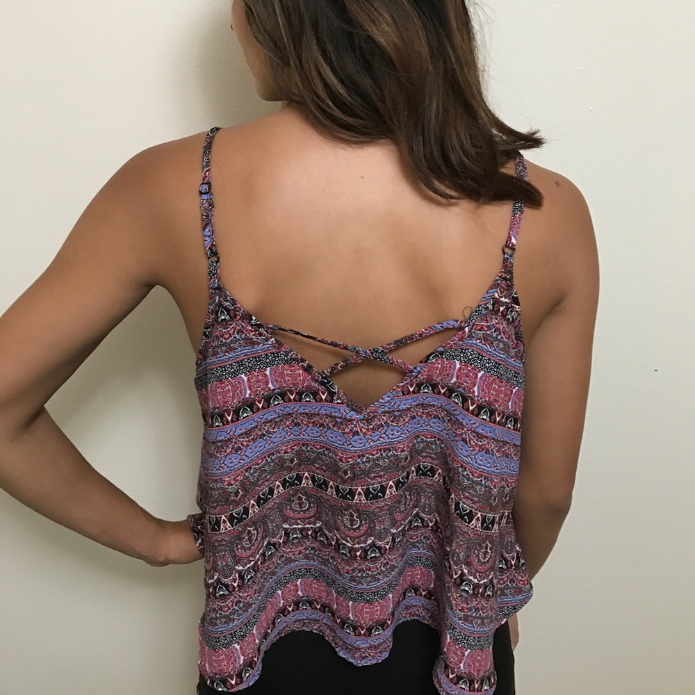 Boho Style Flowy Croptop