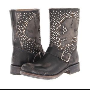Frye Jenna Skull Boots