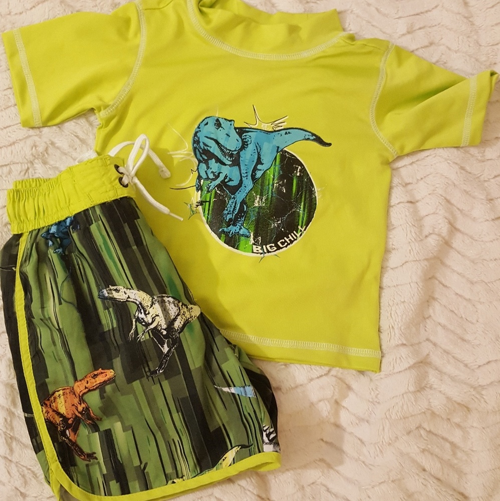 Toddler boy. Swim set