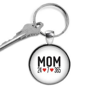 Mom 24-7-365 keyring