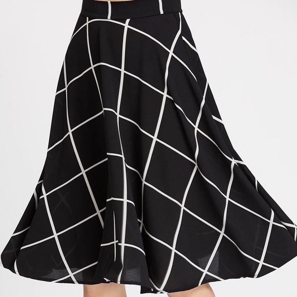 Dresses & Skirts - 🆕🍁💼Grid Print Circle Skirt