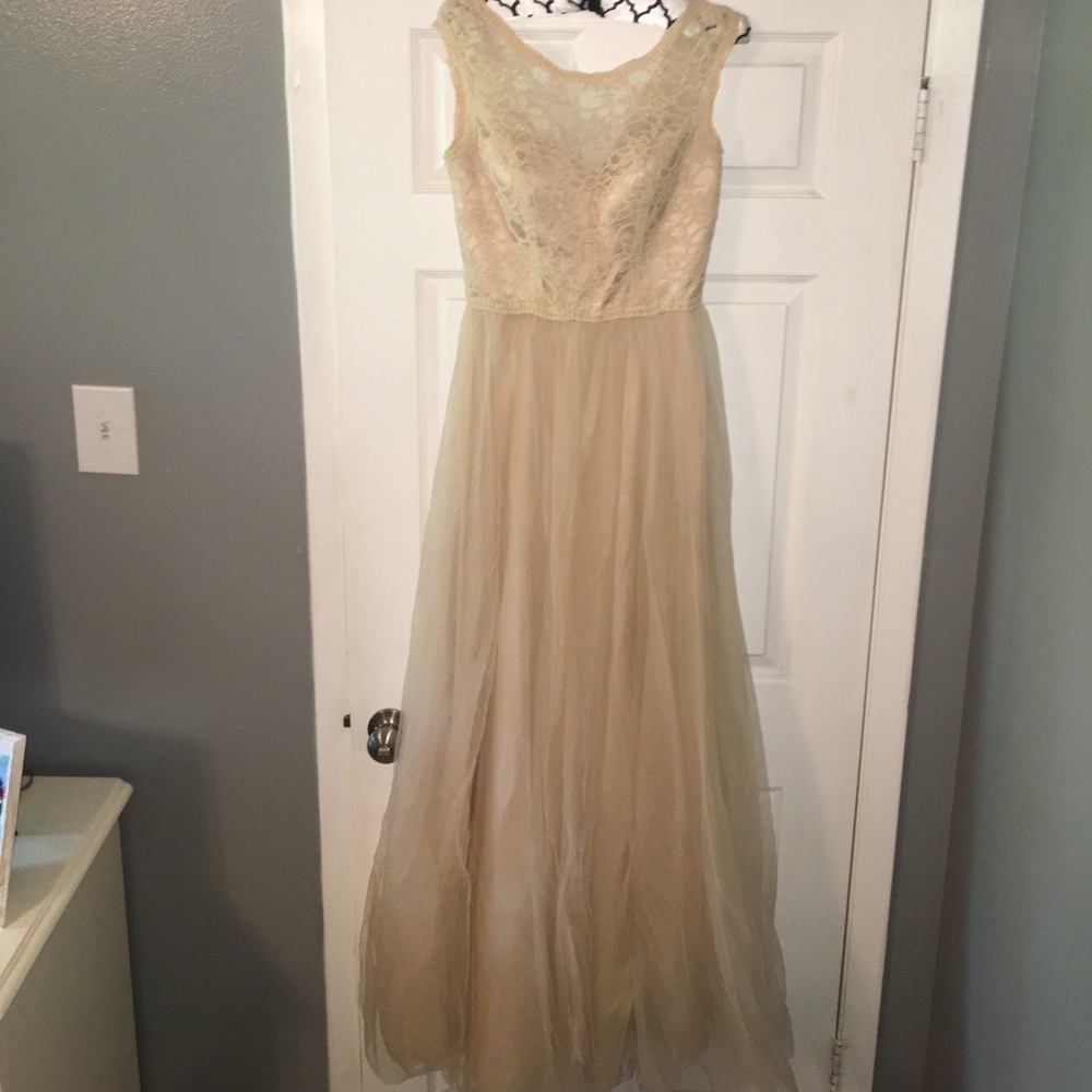 Floor Length Bridesmaid Dress