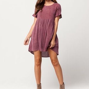 Ruffle sleeve Babydoll dress