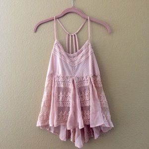 Peach prairie tunic top🌷✨💫