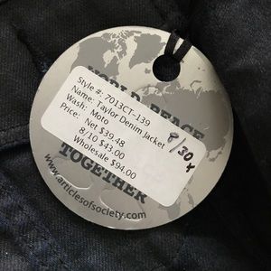 articles of society wholesale