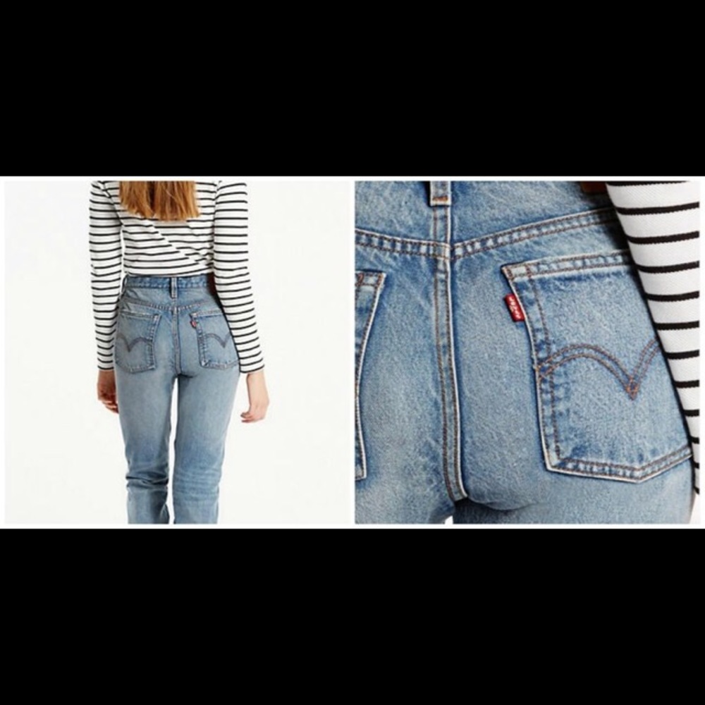 Levi's 501 high-rise "wedgie" icon jeans, sz. 26