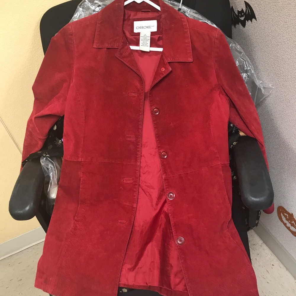 Suede Trench coat