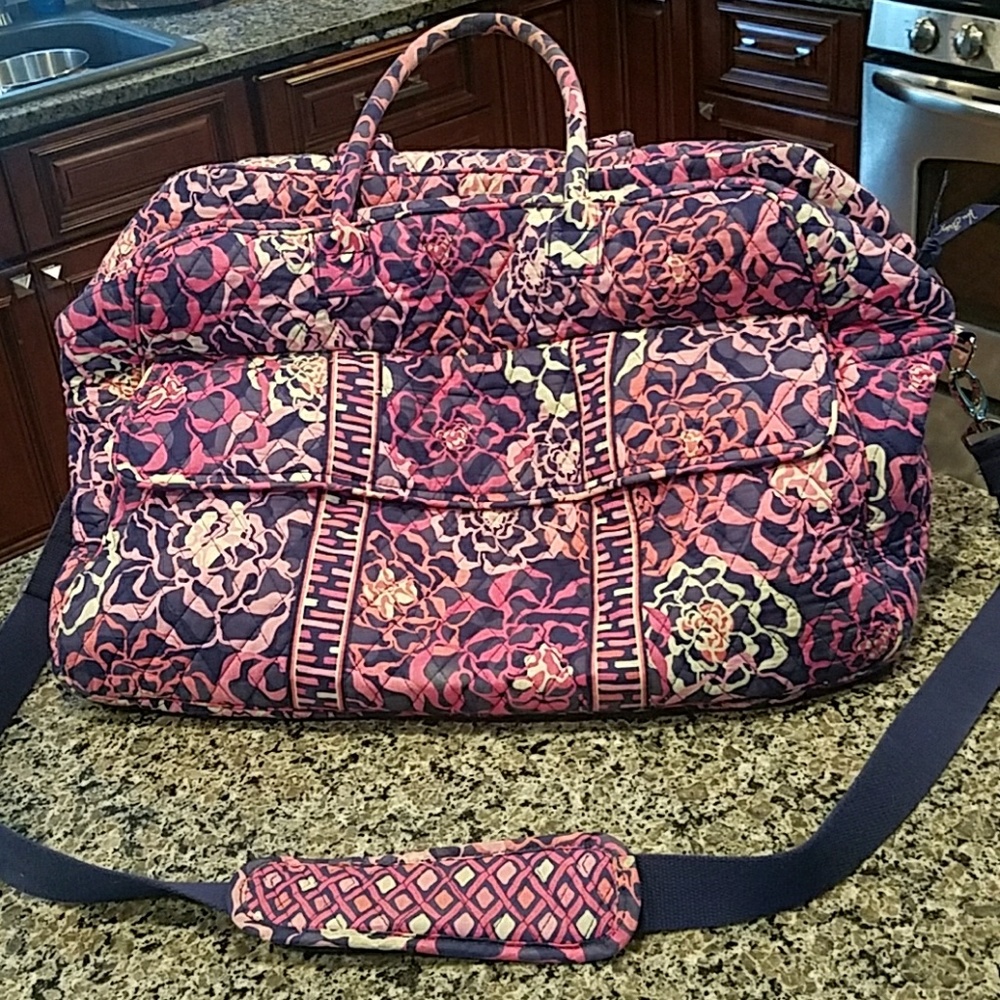 Vera Bradley Grand Traveler Katalina Pink