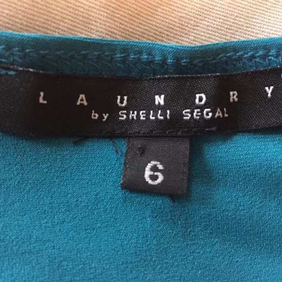 Laundry by Shelli Segal Blue/Green Dress - Picture 4 of 4