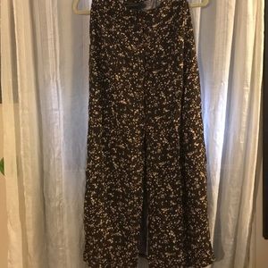 Vintage EXPRESS Long Floral Skirt