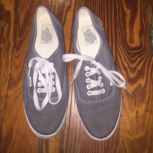 Grey Vans, size W 10