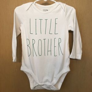 ❄️Baby Gap 18-24 month Little Brother Onesie