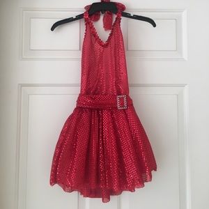 Red Sparkle Costume