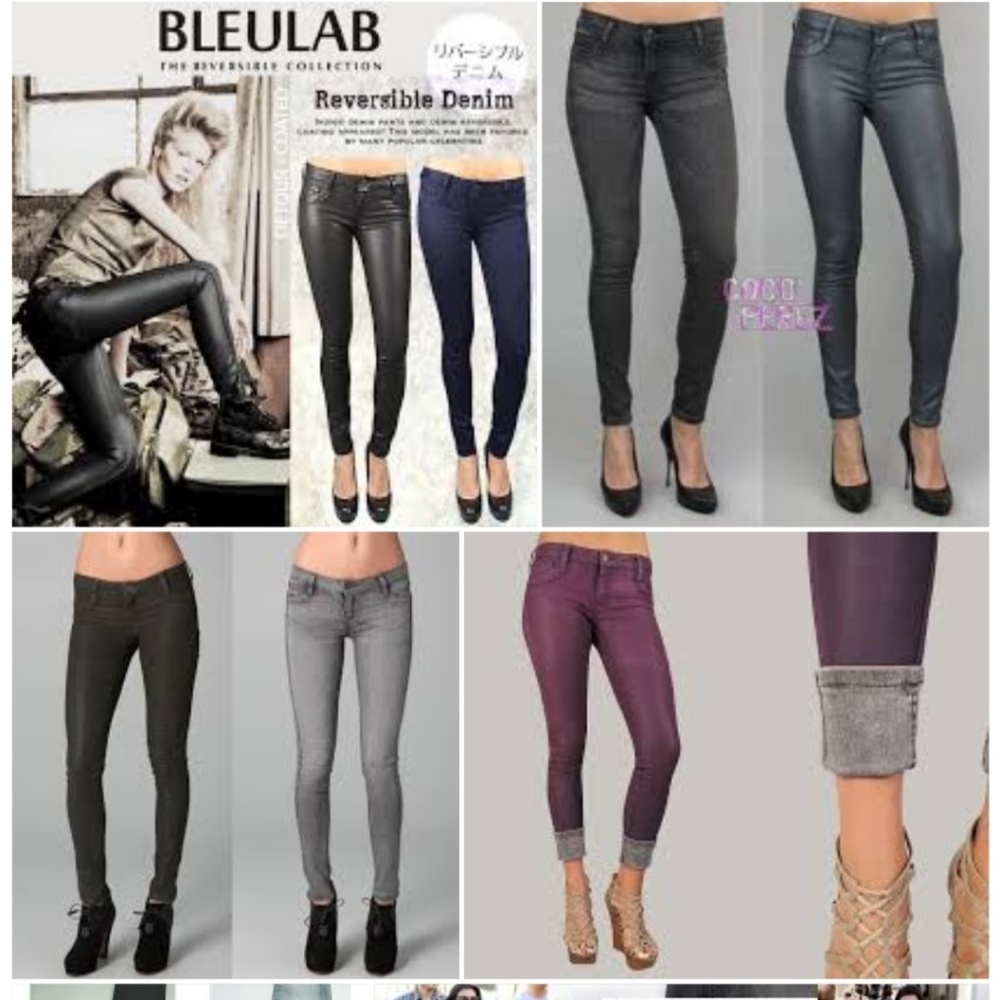 Bleulab Reversible Jeans. Flash sale $99