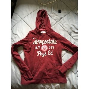 Aéropostale Burgundy Hoodie