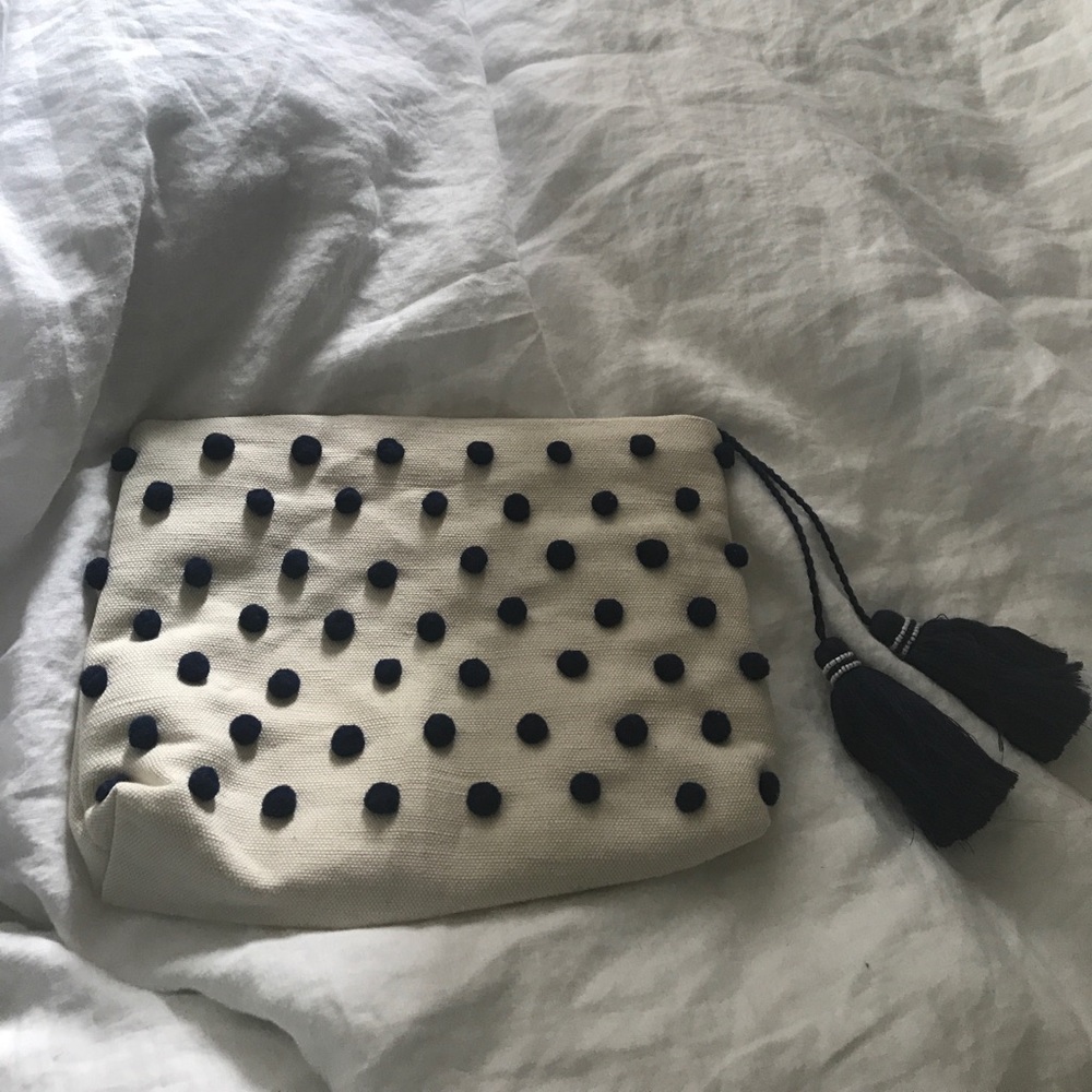 Shiraleah Pom Pom Clutch Brand New Never Used
