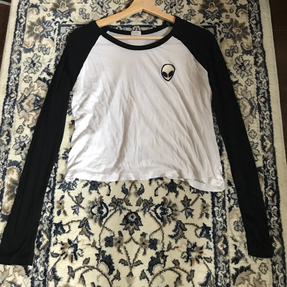 John Galt alien baseball tee
