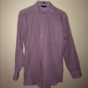 Tommy Hilfiger red and blue button down