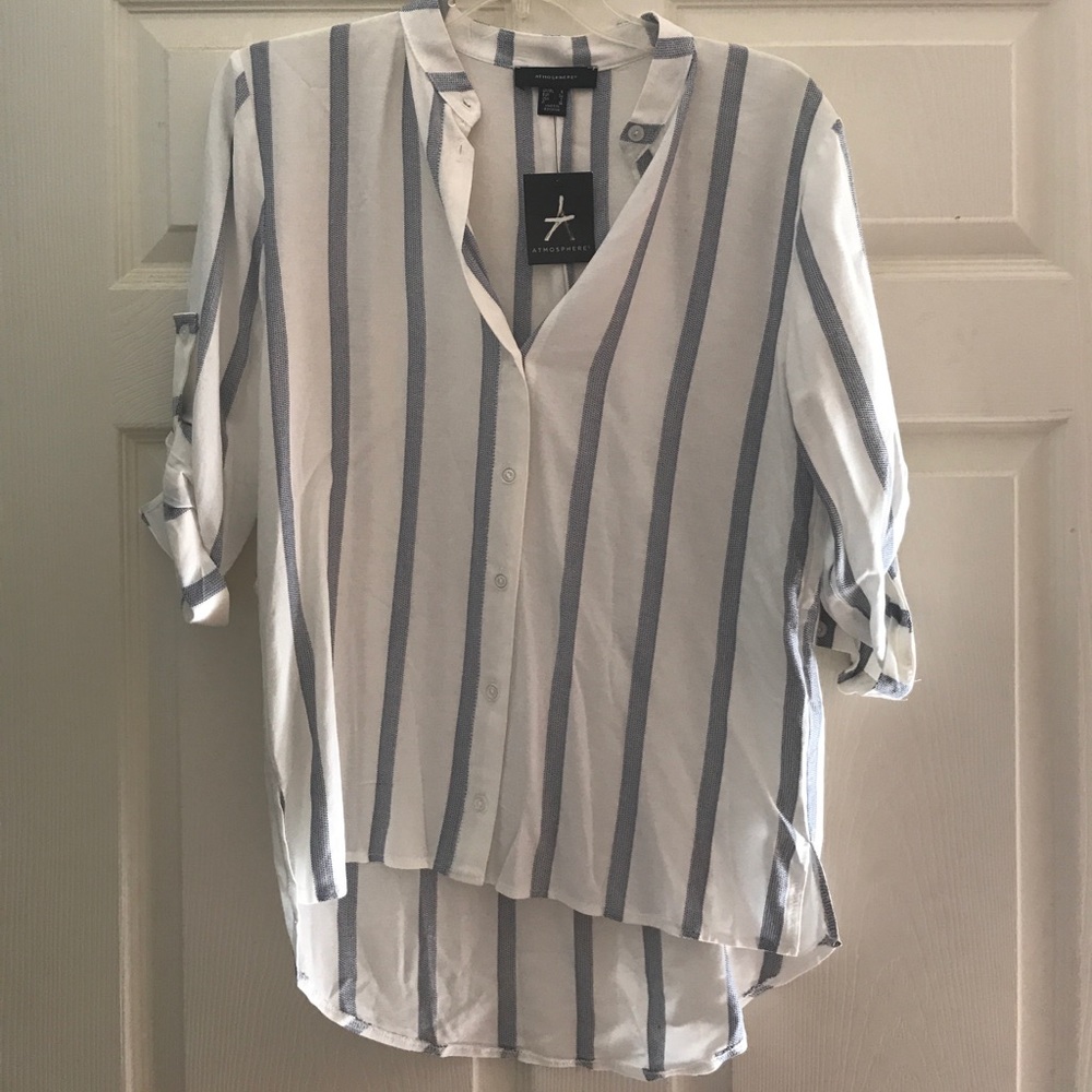 Stripped button down brand new with tags