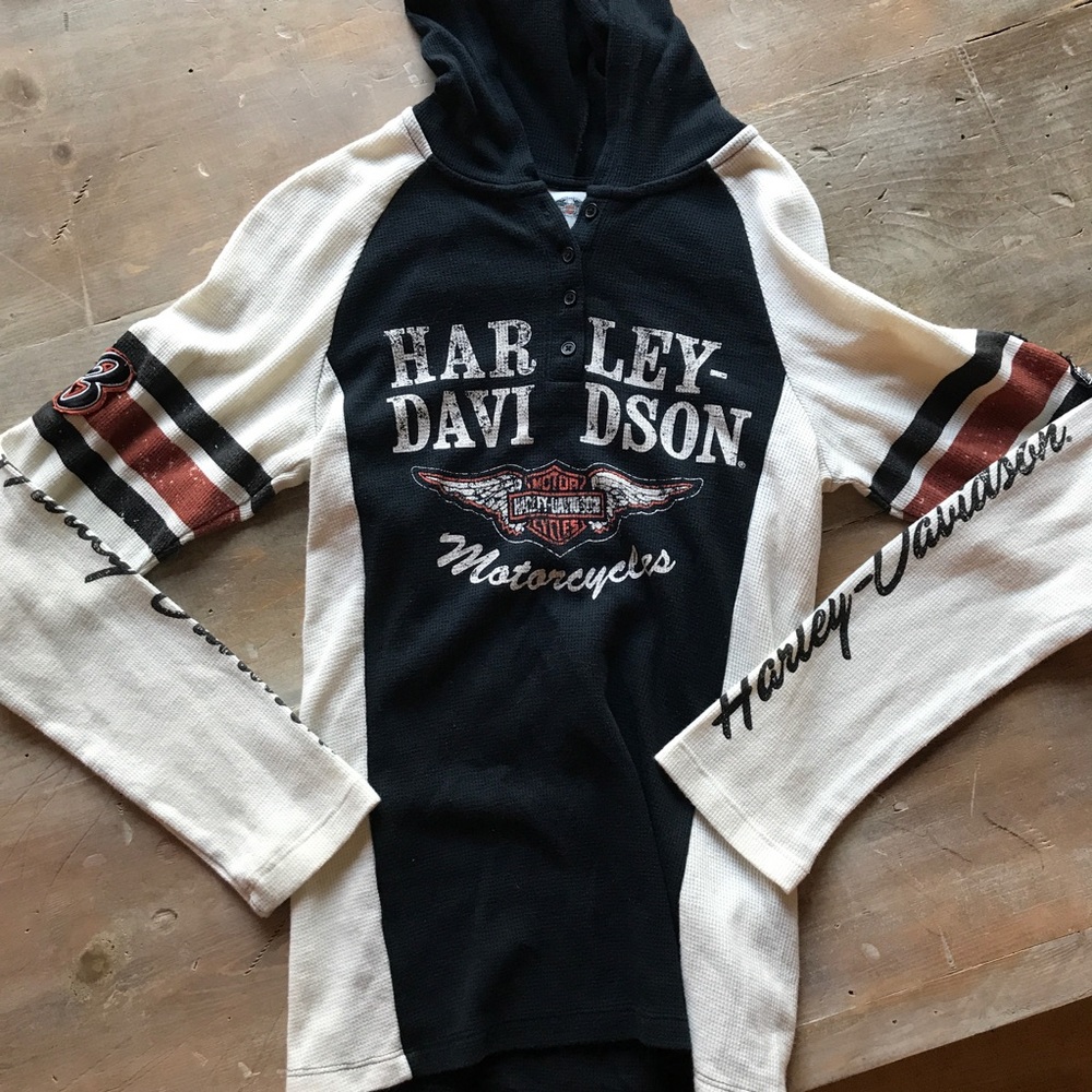 Harley-Davidson Henley Hoodie