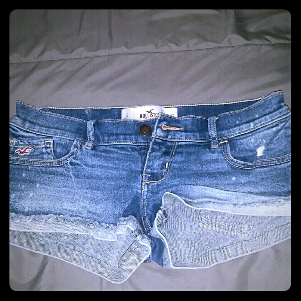 Hollister jean shorts