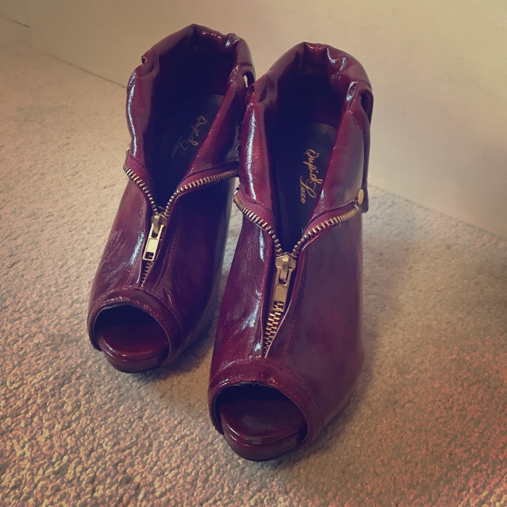 Red Heel with Gold Hardware from Aldo