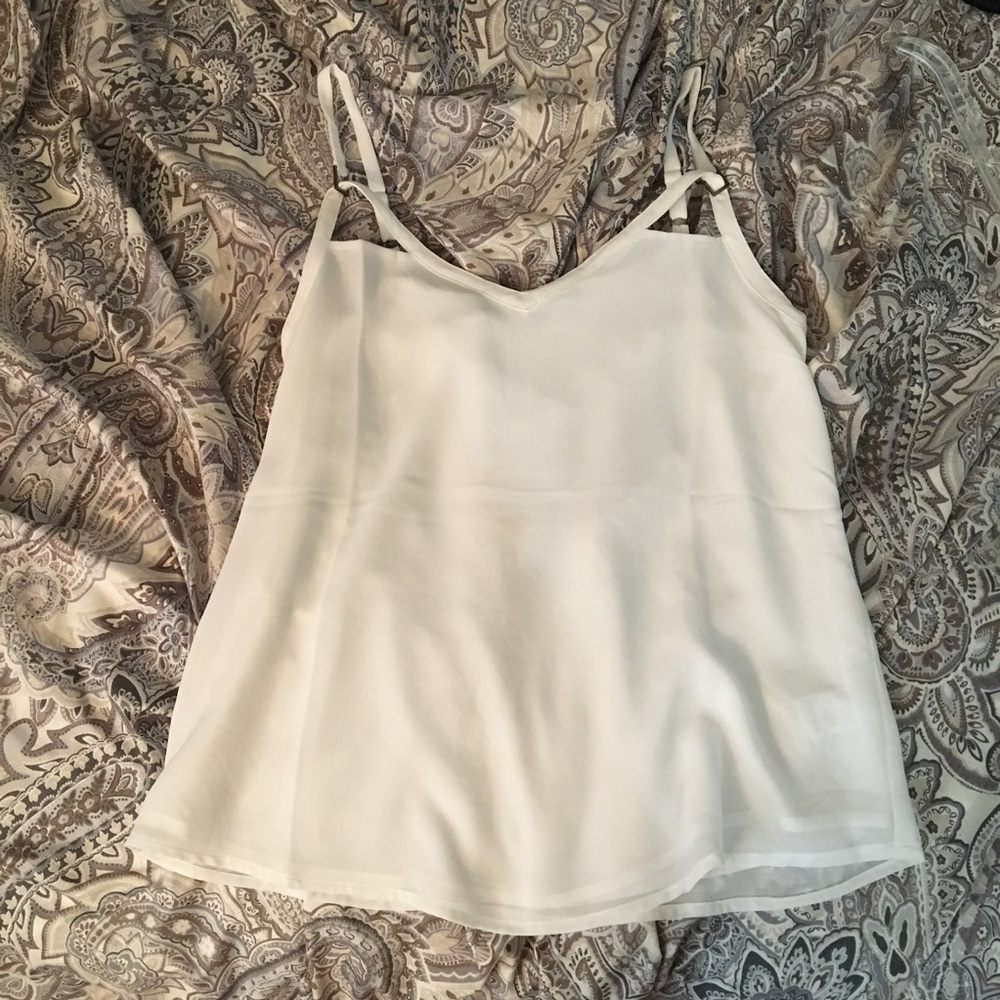 NWOT Bright white tank