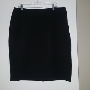 Black pencil skirt