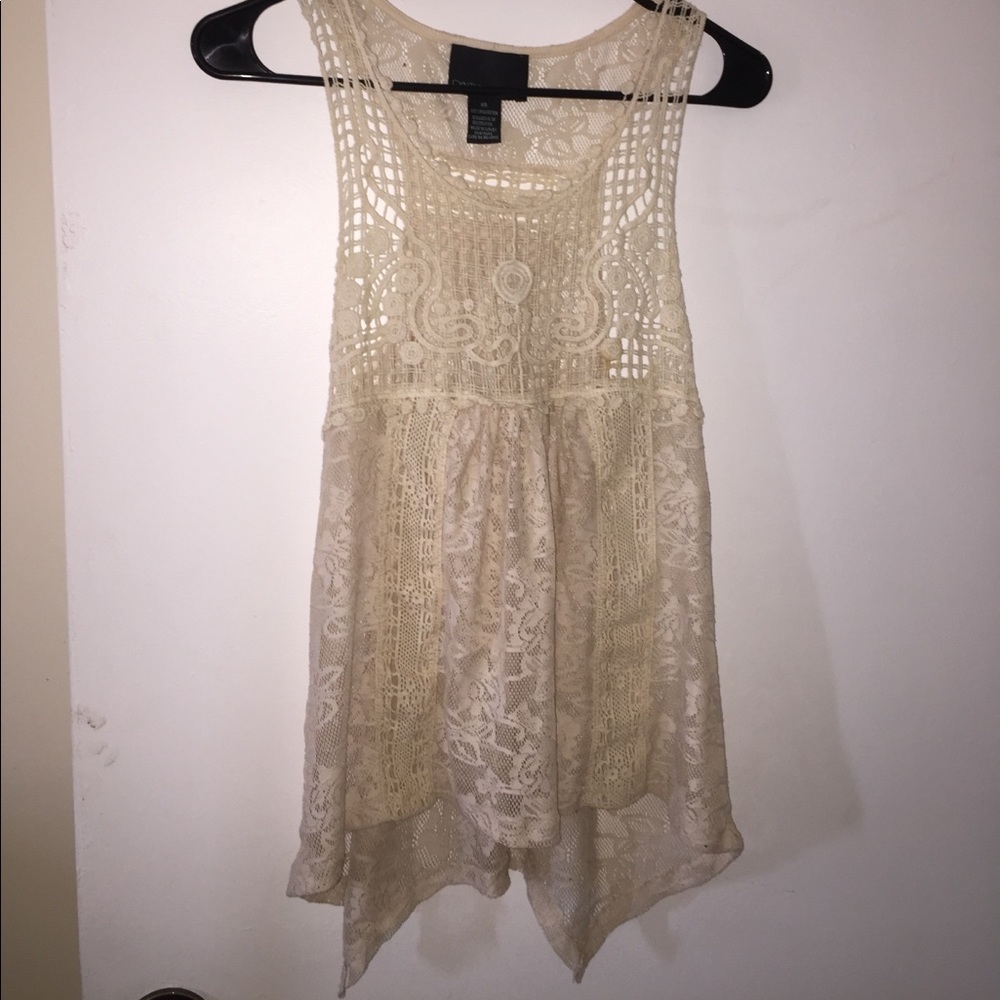 Lace tank