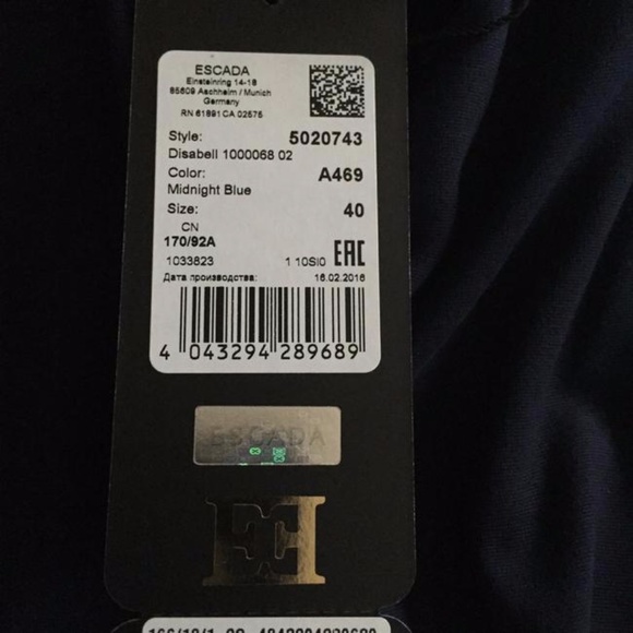 {NEW} Escada Disabell Style 5020743 Dress - Picture 5 of 8