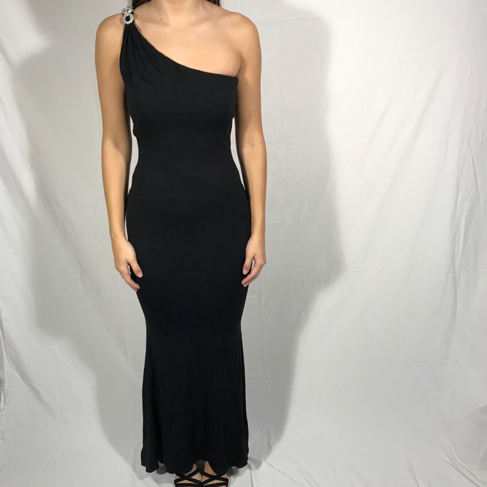 ONE SHOULDER SKY DRESS - NEW