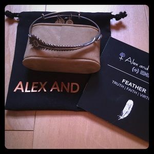 Alex and Ani Feather Bracelet