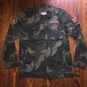 Abercrombie and Fitch camo jacket. Size S