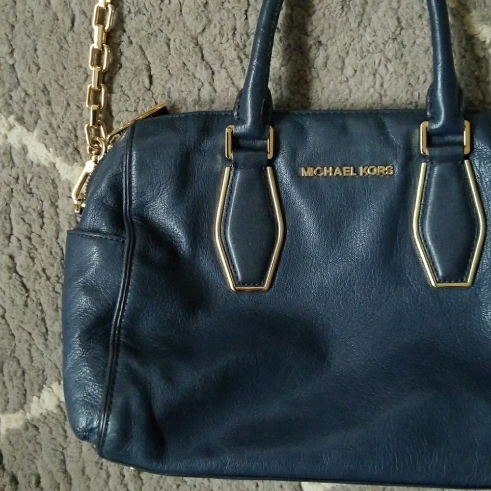 Michael kors blue bag