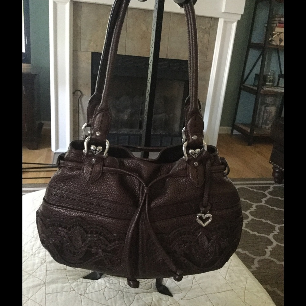 Brighton Bronze  leather handbag