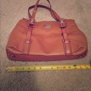 Camel colored Coach bag