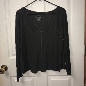 American eagle waffle shirt