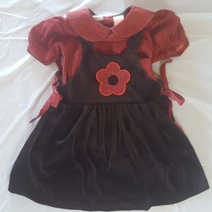 NWOT 2 peice velvet dress Allison Ann NWOT 2 peice velvet dress Allison Ann