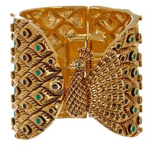 House of Harlow 1960 Peacock Cuff