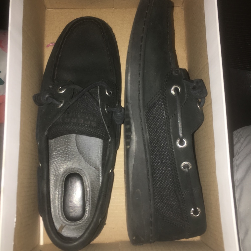 Black Sperrys