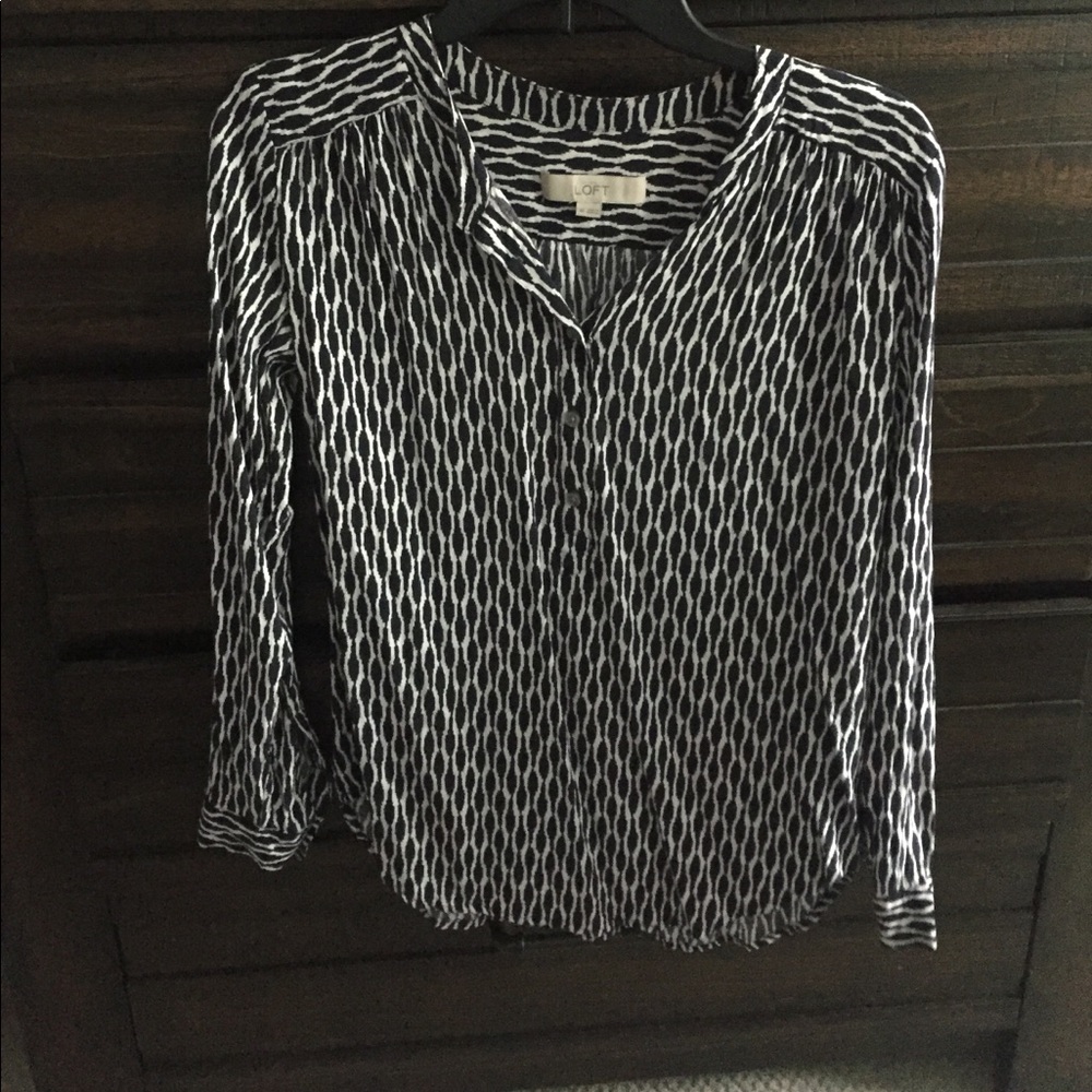 Loft 4 button dress shirt