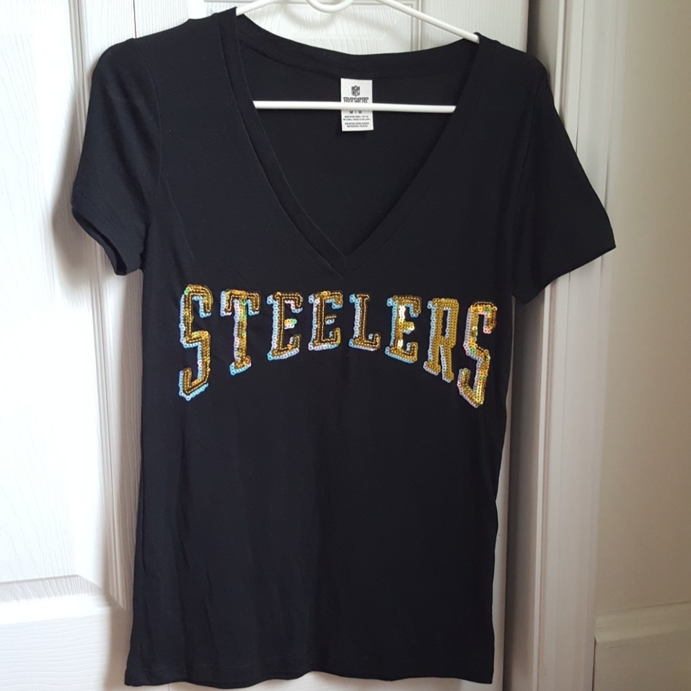 Victoria's Secret  Steelers  embellished tee.