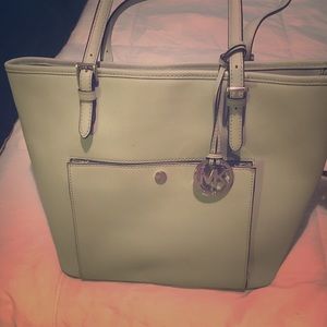 Rare baby blue Michael Kors tote