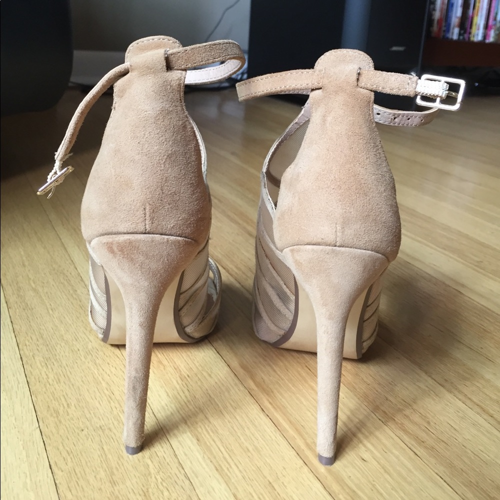 EUC Steve Madden nude strappy look heels - Picture 4 of 5