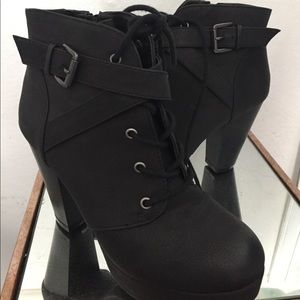 Material girl heel booties